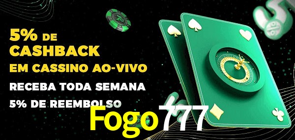 Promoções do cassino ao Vivo Fogo777
